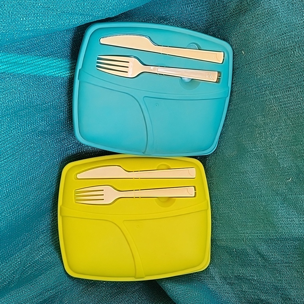 Set of 2 Bramli food / lunch / meal storage containers.
